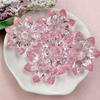Acrylic Crystal Lotus Flower DIY Jewelry Accessories Transparent Loose Beads Beaded Materials 31mm Jewelry For Bracelet Earring Making 5pcs