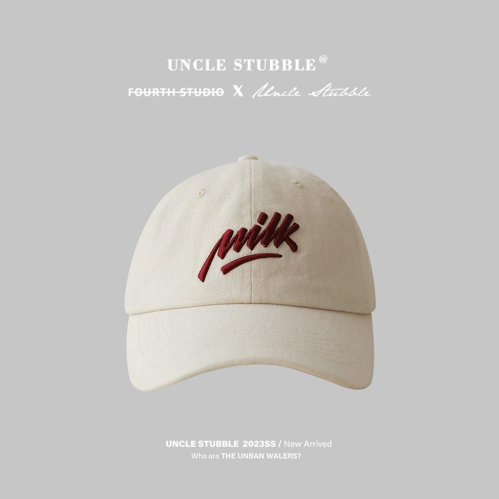 Autumn Three Dimensional Embroidered Baseball Cap Korean Style Student Couple Versatile Hat Wide Brim Soft Top Baseball Cap Men and Women