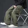 Cargo Pants Men Zipper Oversize Wide Leg Trousers Male Streetwear Hip Hop Casual Korean Japanese Pocket Safari Style