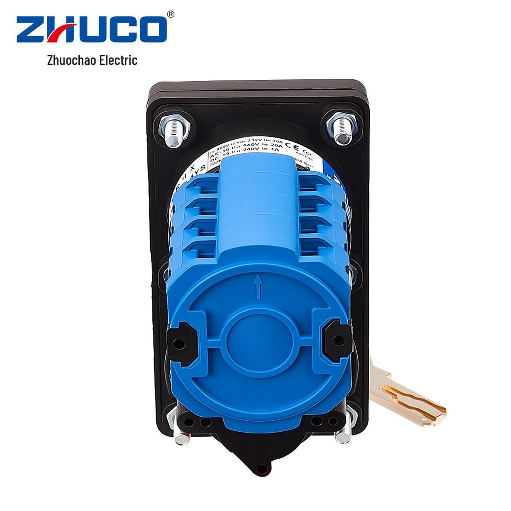 Zhuochao SZW26-20/D404.4YS 3-Speed 4-Position Changeover Switch with Electronic Lock