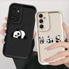 Cute Panda Phone Case for Galaxy A12 A13 A14 4G 5G A13 A22 5G A23 4G 5G A24 4G A32 4G 5G A33 5G A34 5G Matte