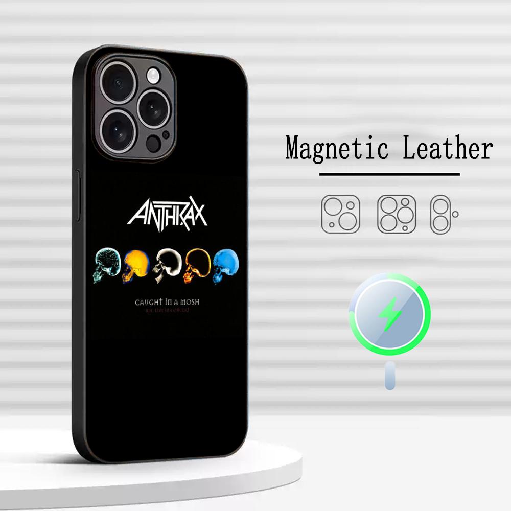 

Anthrax cool hip-hop band poster Phone Case For iPhone 17 16 15 14 13 12 Plus Pro Max High-end Luxury Magsafe Sheepskin iPhone 17 Pro Max