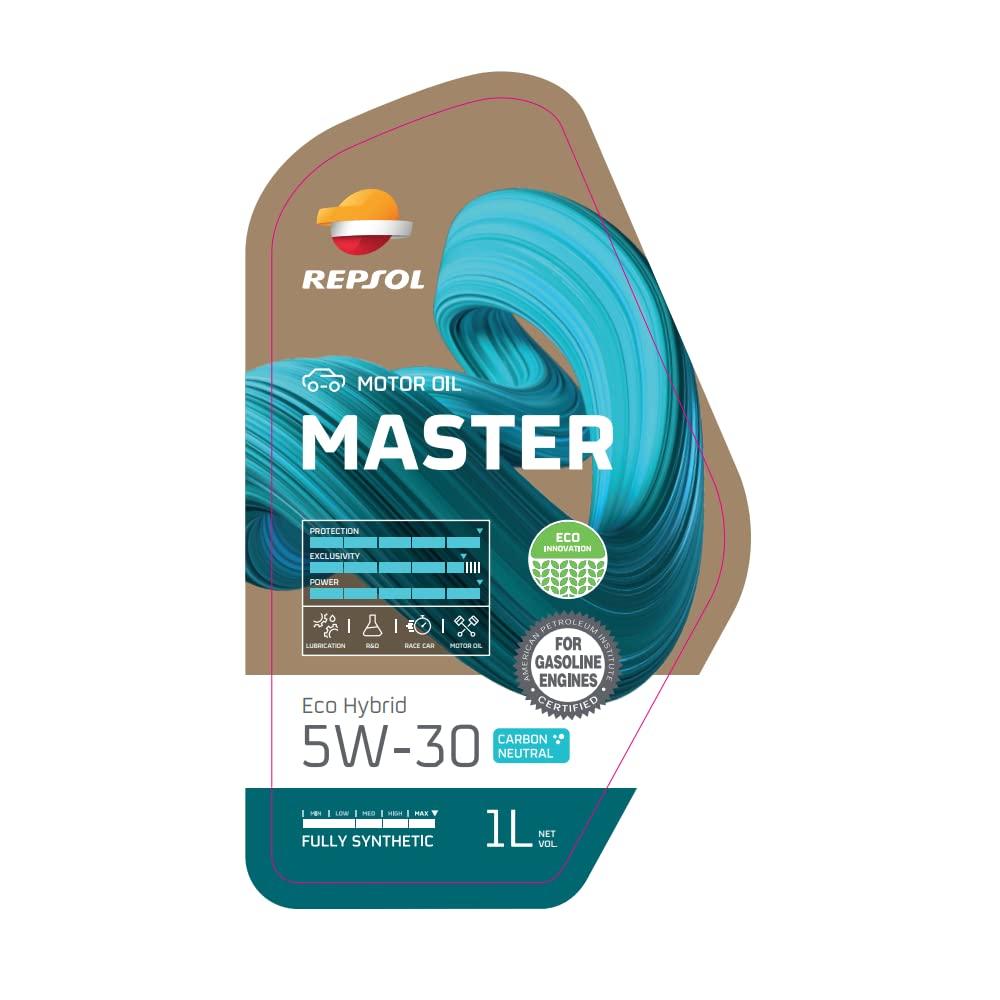 007405 REPSOL Master Eco Hybrid 5W-30 SP-RC 1L Engine Oil for Automobiles