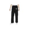 Nike Pantaloni Casual Larghi a Gamba Dritta da Donna Fondi Neri HF0356-010