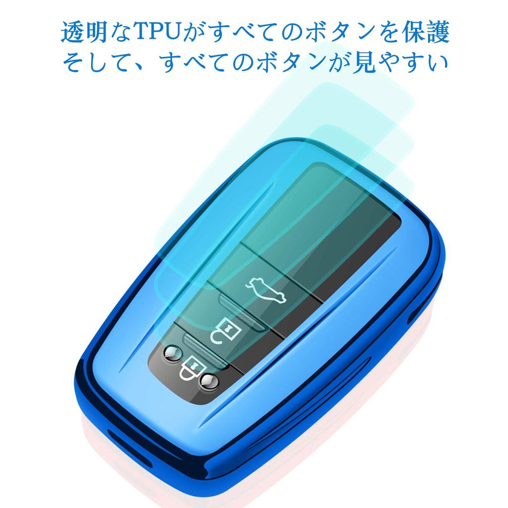 Car Logo Keychain Cover Fit Toyota Crown, C-HR, Corolla RAV4, Camry, Land Cruiser, Prado,