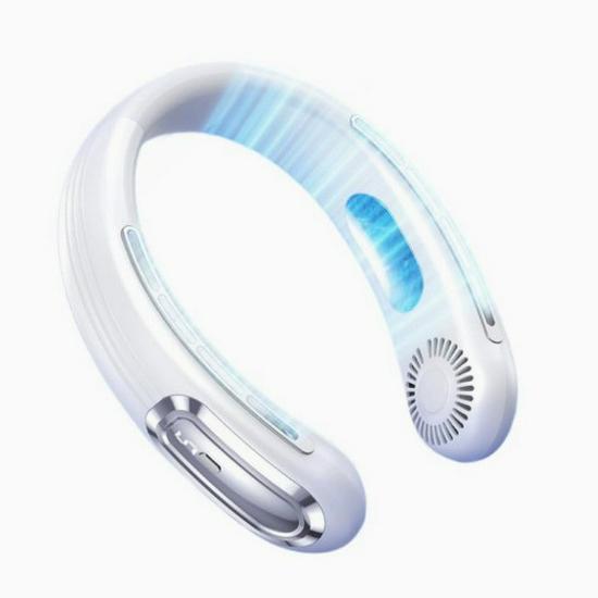 Portable Neck-Hanging Fan: Long-Lasting, Rechargeable, Silent & Ideal for Outdoor Sports