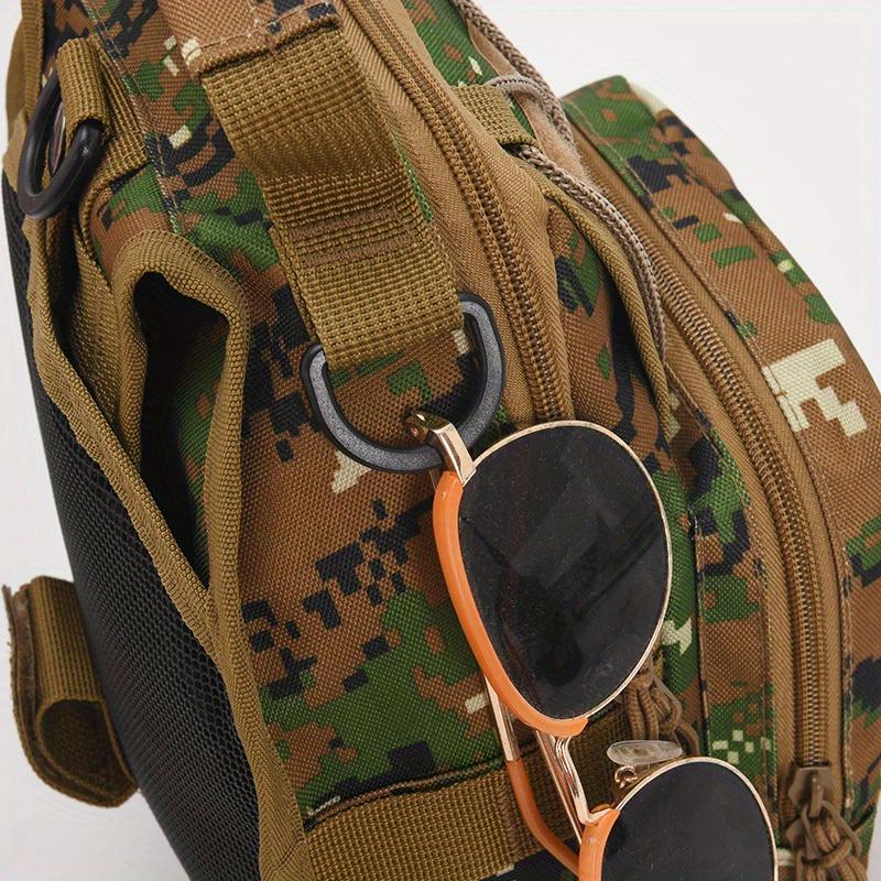 Geantă de piept impermeabilă la modă pentru bărbați, geantă tactică de camuflaj, geantă de drumeție ocazională