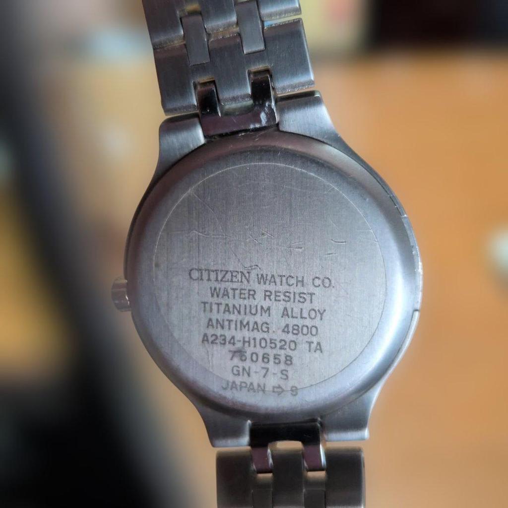 Used Beautiful condition, CITIZEN EXCEED ladies watch, Eco-Drive, no battery replacement needed