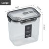 Large-capacity Refrigerator for Food Storage with Airtight Containers