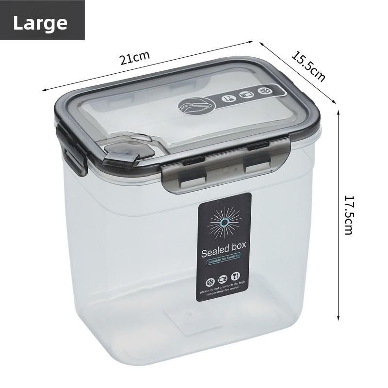 Large-capacity Refrigerator for Food Storage with Airtight Containers
