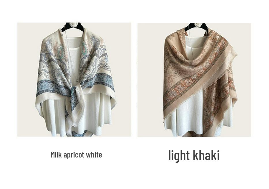 Women's Ethnic Style Cotton-Linen Shawl for Spring/Summer Sun Protection - Yunnan Travel Photography Scarf & Air Conditioned Room Wrap