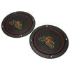 2Pcs Car Loudspeaker Reduced Distortion Clear Sound 160mm Coaxial 150W Black Bass Car Speakers for