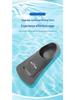 Unisex Silicone Short Swim Fins for Freestyle and Breaststroke - Professional Diving Training for Adults and Kids