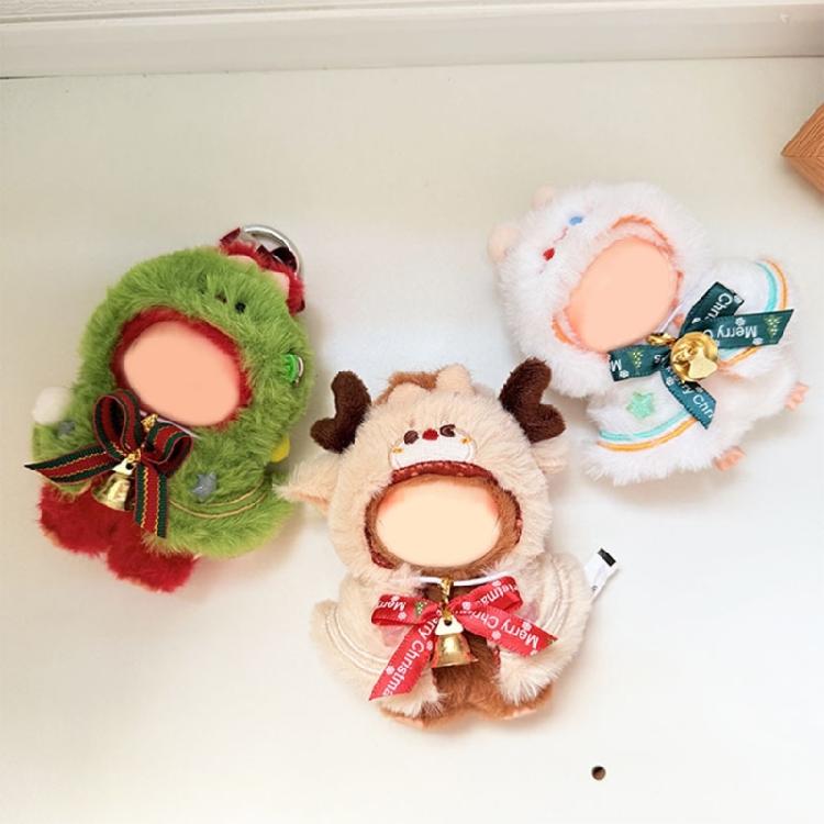 Seasonal Doll Cape For 10cm Mini Anime Figure Doll Soft Washable Fabric Christmas Outfit Anime Doll Decoration