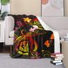 Polynesian Hawaiian tattoo designs Blanket Sofa Bed Travel Camping Living Room Office Conditioning Blanket for All Seasons Gifts