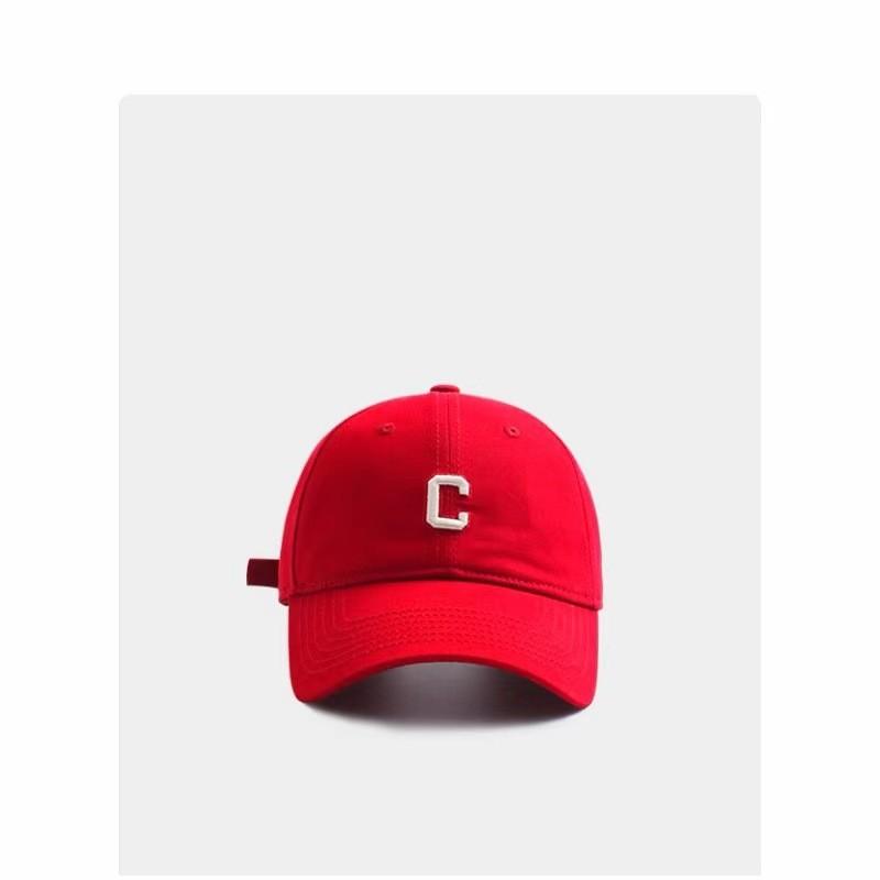 Letter Baseball C Cap Embroidered Hardtop Unisex Spring Summer Duckbill Cap