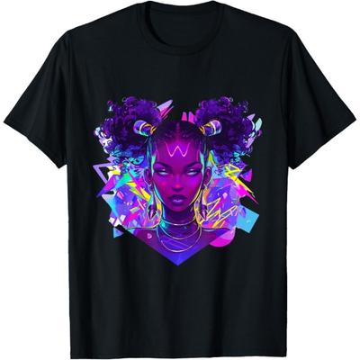 Avatar Damen Gesicht Eisaugen T-Shirt
