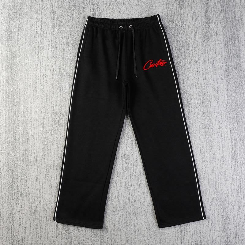 BeatStreet American Sweatpants Cotton Stripe Design Multi-color Drawstring Pants for Men and Women To Wear Hip-hop Street Casual Models.