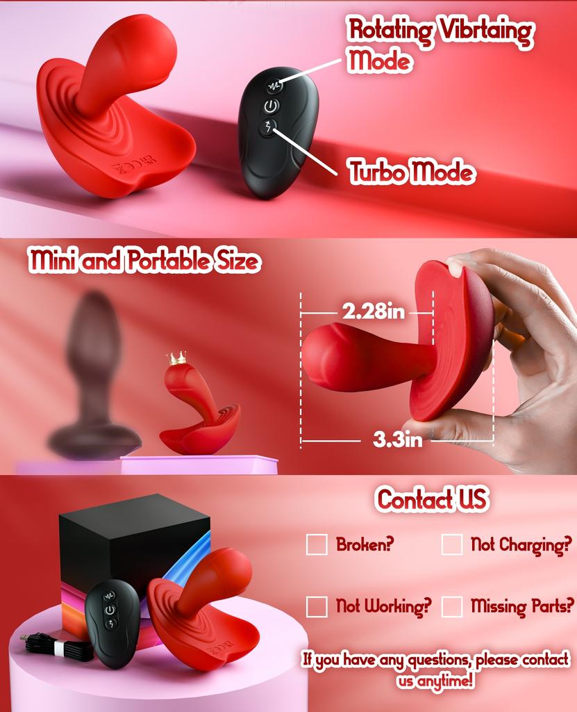 KUSHOR Vagina Vibrator Dildo G Spot Vibrator Clitoris Stimulator Remote Control Wearable Panty Vibrator Adult Sex Toys for Women