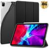 Tablet Case - E.F.CONNECTION - for iPad Pro 12.9 - PU Leather - Black - Multi-angle Stand