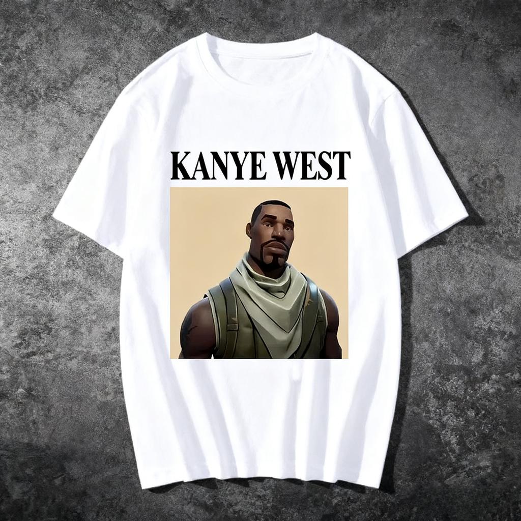 Camiseta Feminina Engraçada Kanye West Camiseta Feminina Vintage Estilo Hip Hop Rap Camiseta Masculina Feminina Manga Curta Camiseta Streetwear Oversized