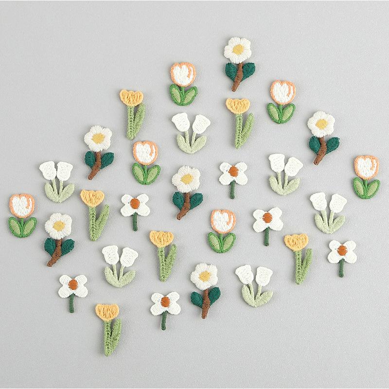 Butterfly Flower Embroidery Cloth Sticker Bag Clothing Accessories DIY Decoration Sticker Patch