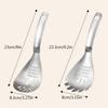 Stainless Steel Ginger Garlic Grater Multi-functional Grinding Spoon Egg, Soup Divider Kitchen Cooking Utensils Kitchen Supplies