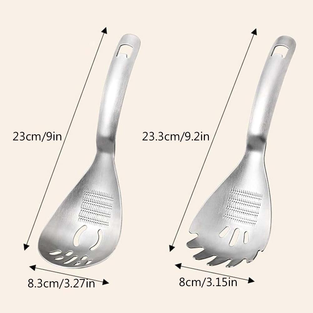 Stainless Steel Ginger Garlic Grater Multi-functional Grinding Spoon Egg, Soup Divider Kitchen Cooking Utensils Kitchen Supplies