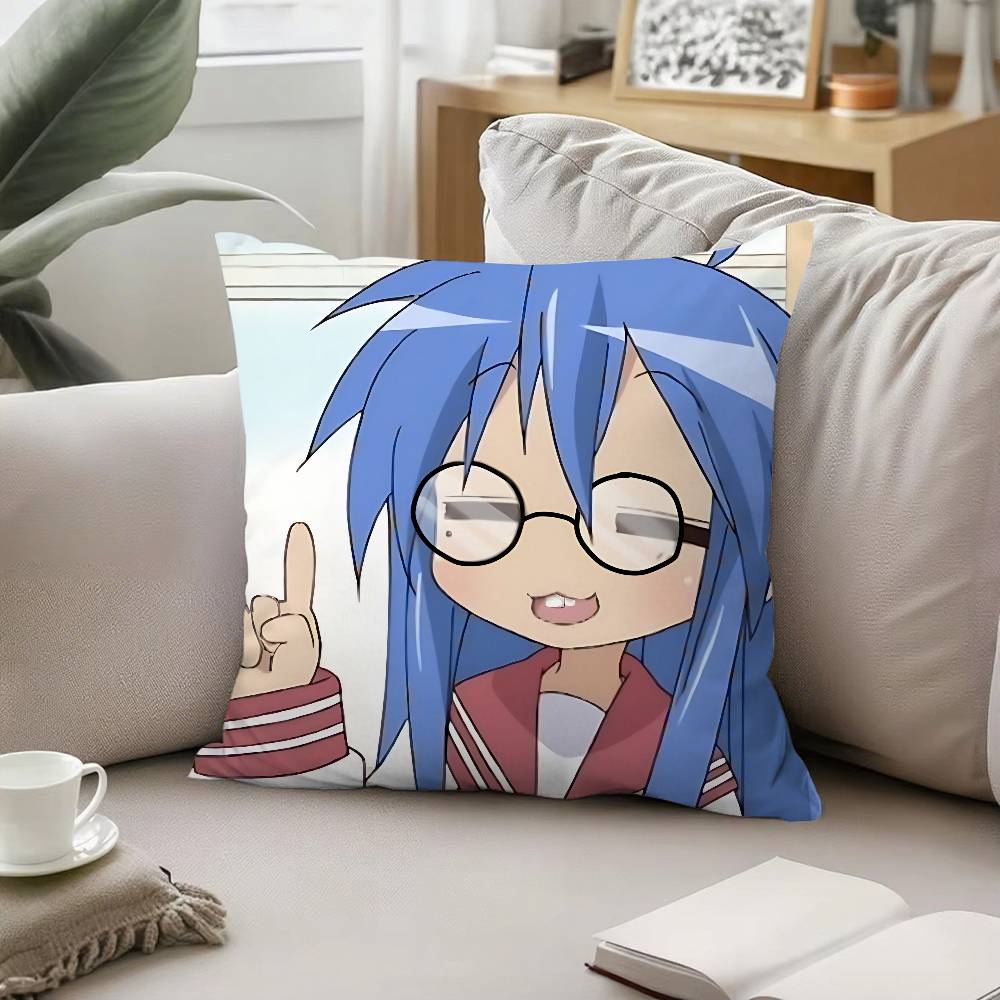 Cute LLucky Star Throw Pillow Covers Pattern Cushion Cover Suitable For Sofa Bedroom Car Pillow Cover