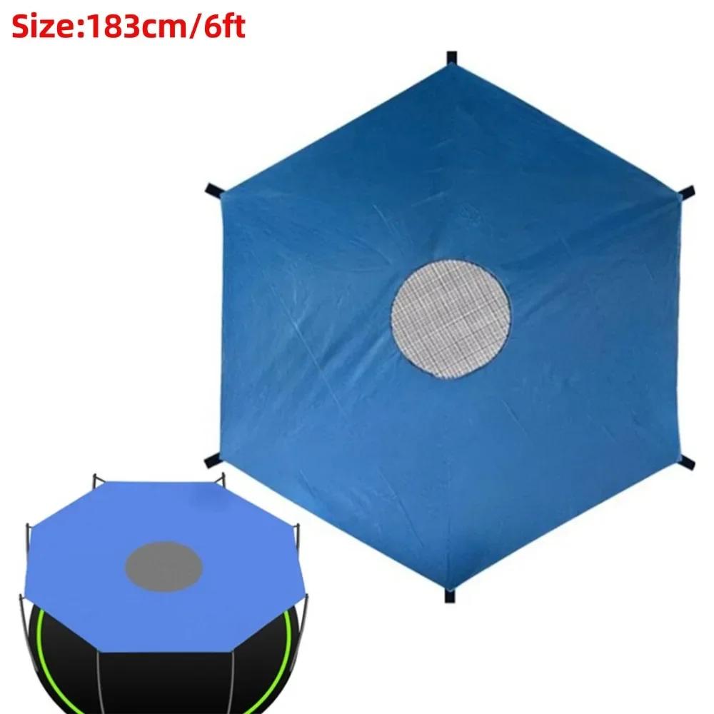 

6/8/10ft Trampoline Cover Anti-UV Waterproof Trampoline Shade Cover Sunshade Roof Accessories for Outdoor Backyard Playground