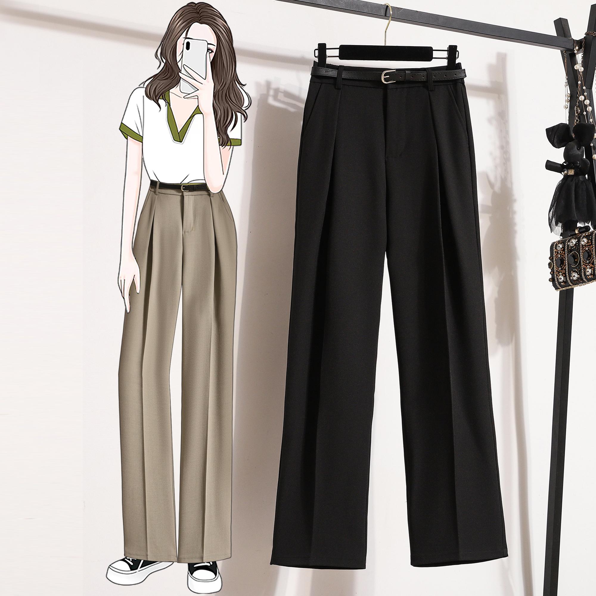 

DIMANAF Летние длинные брюки больших размеров для женщин, эластичная талия, повседневные свободные винтажные брюки, новые однотонные брюки гаремы 3XL чёрный