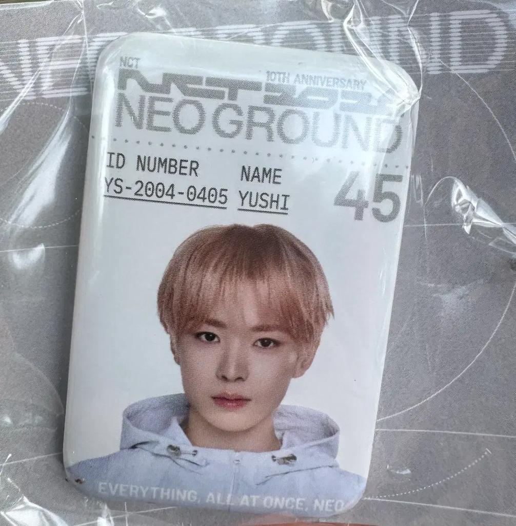NCT Yushi 10th Anniversary Pop-Up Metal ID Badge for Sale