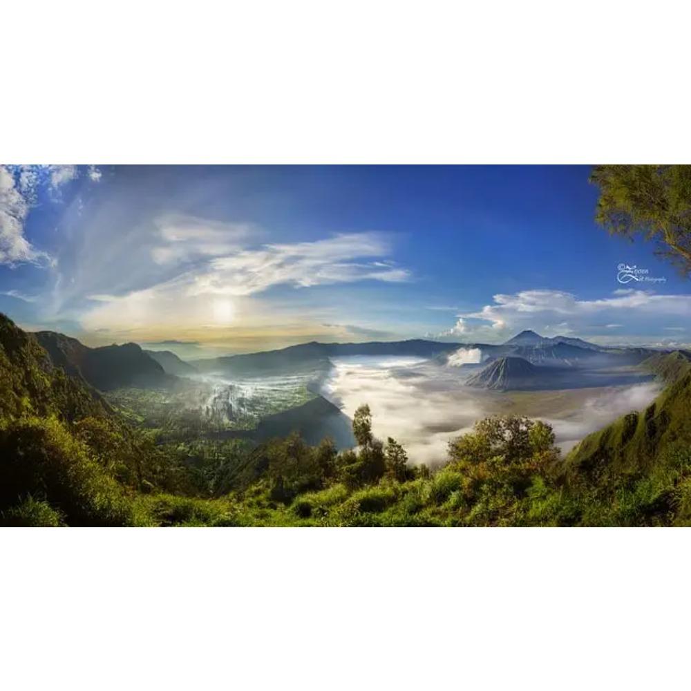 Sunset Mountains Sky Posters Sea Landscape Canvas Painting Natural Scenery Wall Art Pictures Living Room Home Decor Gift Poster