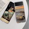 I Like the Beetle Phone Case For Samsung Z Flip 7 6 5G Galaxy Z Flip 5 4 3 Black Hard Cell Cover Luxury PC Shell Coque