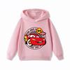 Potdemiel Disney Lightning McQueen Kids Hoodie Boys and Girls Clothing Tops Autumn and Winter Warm Kids Hoodie Sweatshirt