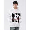 Wassup American-Style Inkjet Letter Sweatshirt for Men, Hooded, Autumn and Winter 2024 New Loose Casual Jacket Hoodie for Couples