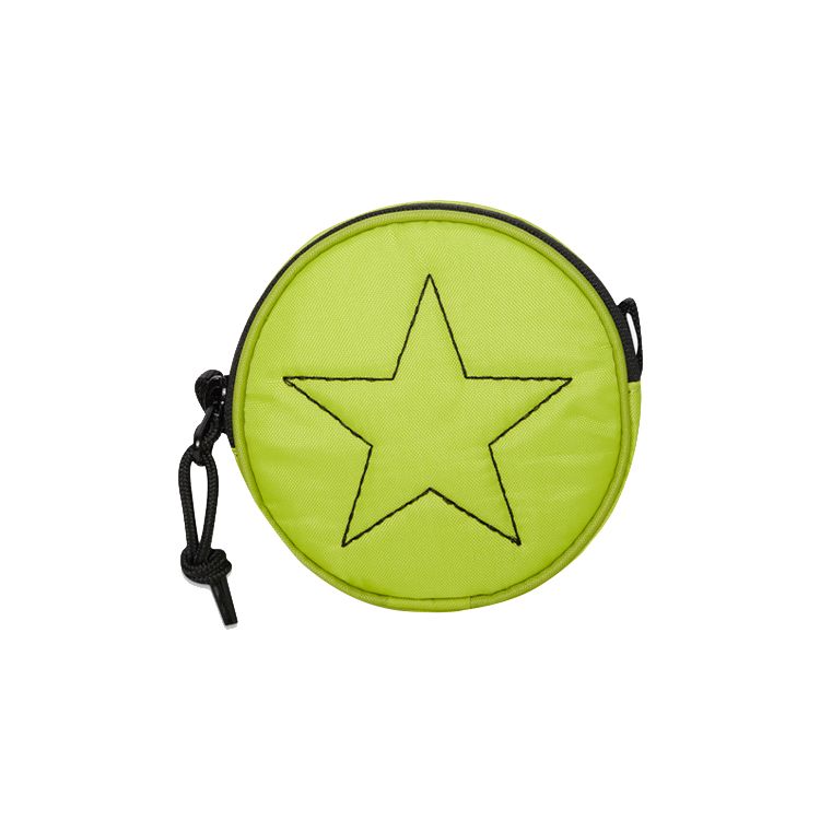 Сумка-кошелек Converse Utility Pouch Модная Круглая Легкая Универсальная Унисекс Желто-Зеленая 10022446-A01 Yellow Green