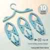 JAJALIN Portable Folding Travel Hanger with Clips