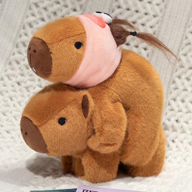 Cute, Ugly, Cute Capybara, Snapping Circle, Plush Toy Doll, Capybara Hand Puppet, Children's Soothing Rag Doll Birthday Gift