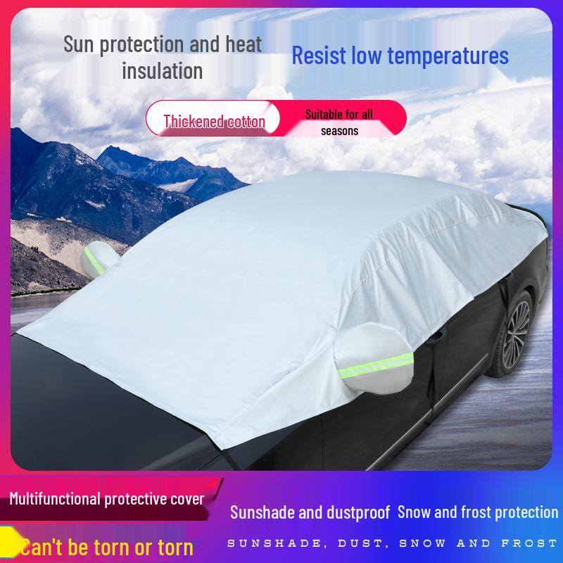 

Thickened Gray Anti-Hail Oxford Cloth Car Cover Large