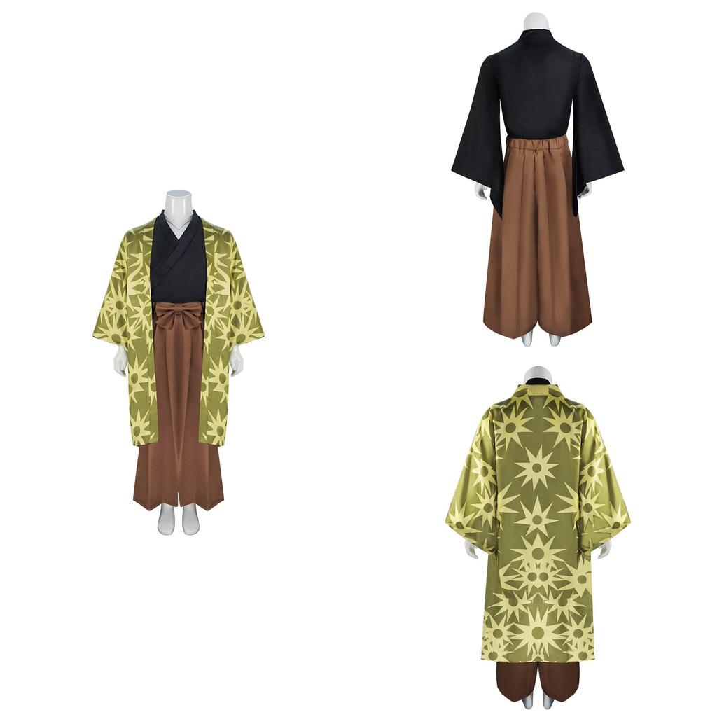 Demon Slayer Stahl Tetsuro Cosplay Kostüm mit Polyesterstoff für Anime Rollenspiel