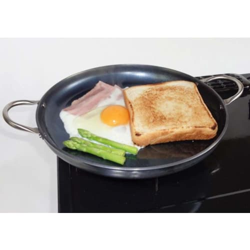 Fujita Metal Teppanyaki Grill, 26cm, Easy to Use, Thick Teppanyaki-kun, for Steak and Okonomiyaki, 005300