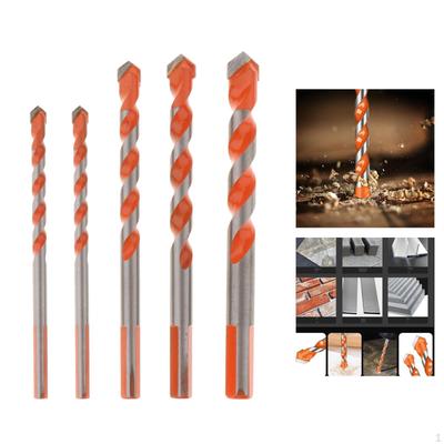 Set for Tile Glass Ceramic , Bits with Triangle Handle, Steel Alloy Tip