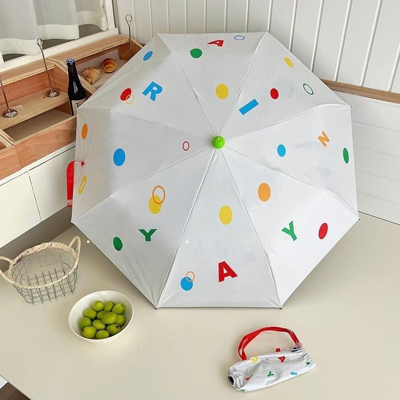 Little Red Boots/Red Nose Umbrella Folding Sunscreen Sunscreen Umbrella