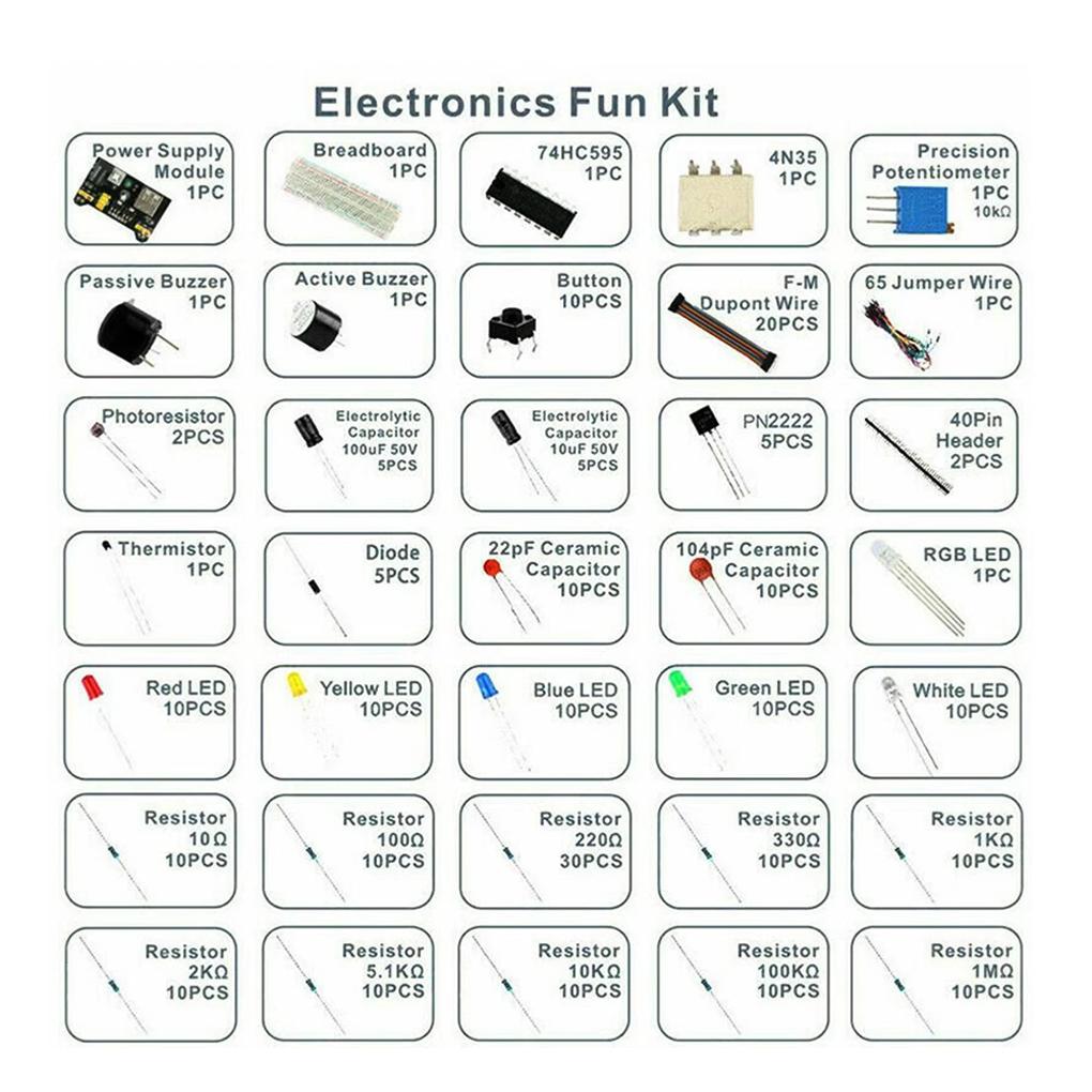 Niedriger Stromverbrauch Steckbrett Für Elektronische DIY-Projekte Elektronische Bauelemente Elektronisches DIY-Kit Schrittmotor