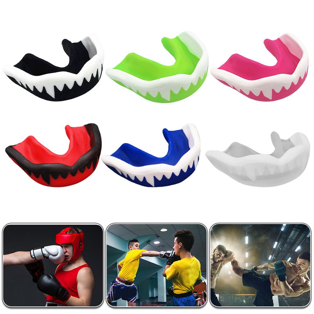Mouth Guard Boxing Gum Shield with Storage Box Combat Sports Mouth Guard for Football Wrestling Hockey Lacrosse Boxing