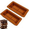 Chocolate Bar Molds Silicone Bars Break Apart Wax Melt Mould Easy Release Rectangle Durable Candy Making Tools Handmade Gift