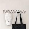 Minimalistische Haken Garderobe für den Eingang Wandmontage Wand hinter der Tür Flur Kleider Huthaken Galvanisierte Metallhaken