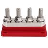 Battery Bus Bar  12V to 48V 600A High Current M10 4 Stud Power Distribution Block for Car RV Boat Yacht