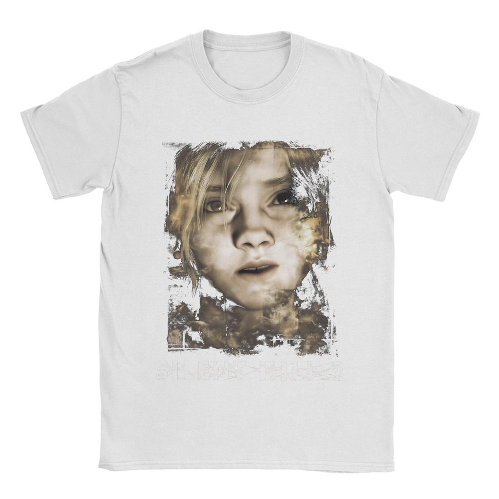 Chalk Scribbles In Silent Hill  Remake  Men T Shirts  Novelty Tees Short Sleeve O Neck T-Shirt Cotton Gift Idea Clothes